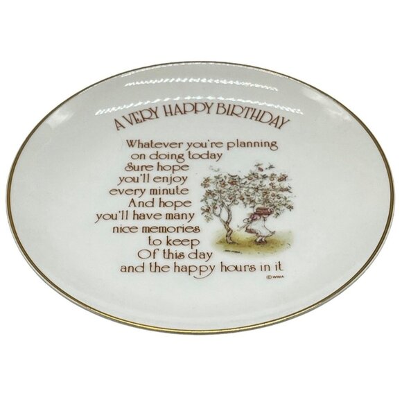 lasting memories collector plate happy birthday porcelain 6" READ - Picture 1 of 5